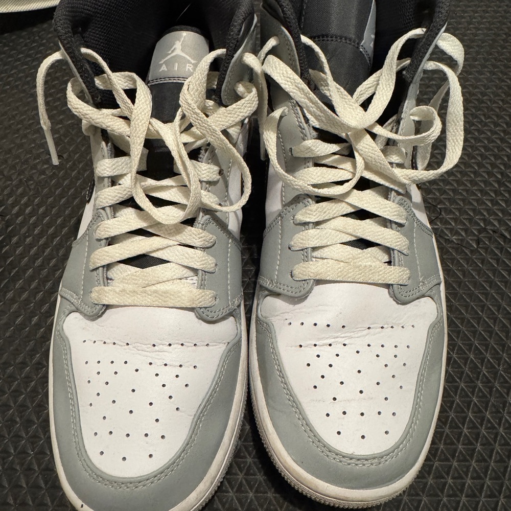 Nike Air Jordan Gray and White Women's Shoes